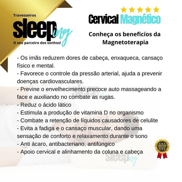 Imagem de Travesseiro Cervical Pillow Magnetico Terapeutico Top