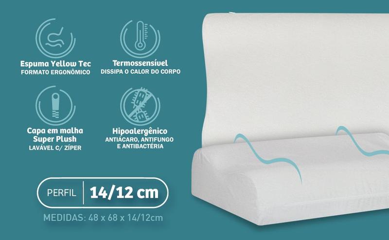 Imagem de Travesseiro comfort cervical - ecomm