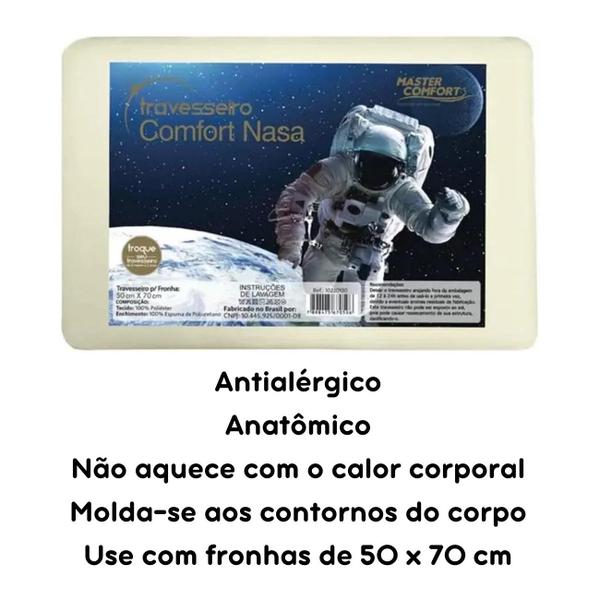 Imagem de Travesseiro Comfort Nasa Original Premium Sono Relaxante