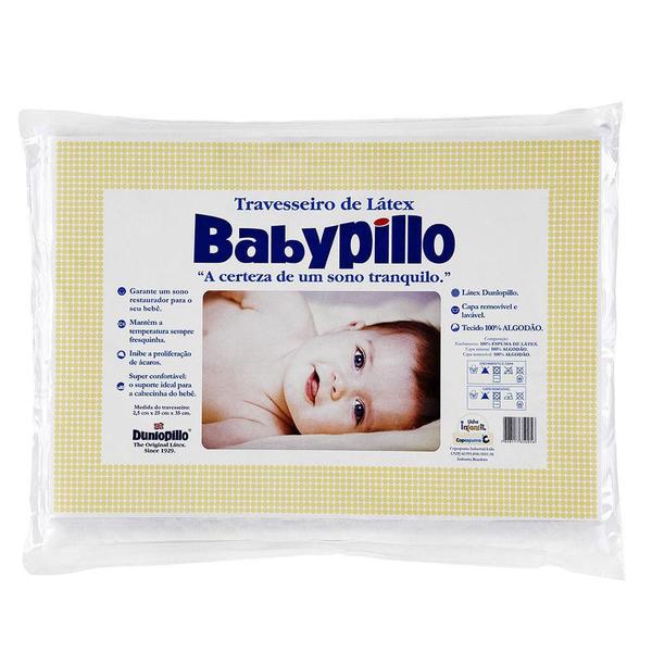 Imagem de Travesseiro Copespuma Babypillo Látex Para Bebês 25X35 Cm