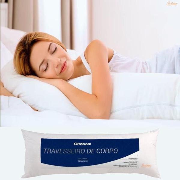 Imagem de Travesseiro Corpo Ortobom Giant Pillow - Xuxão Macio - Confortável para Gestantes -  Alinha a Coluna