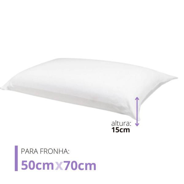 Imagem de Travesseiro Daune 100% Penas De Ganso Tradicional 70cm Cor Branco