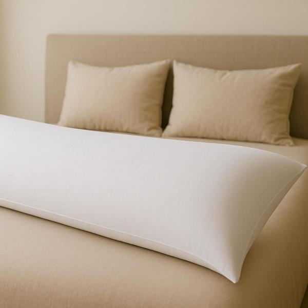Imagem de Travesseiro de Corpo 40cm x 1,30m Soft Touch Branco