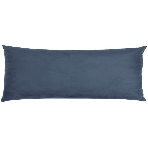 Imagem de Travesseiro De Corpo Body Pillow Veludo 40x130cm Azul Tibet