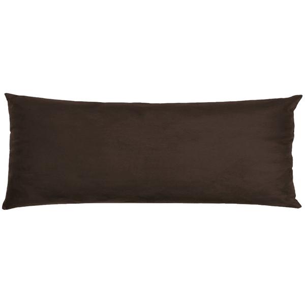 Imagem de Travesseiro De Corpo Body Pillow Veludo 40x130cm Marrom