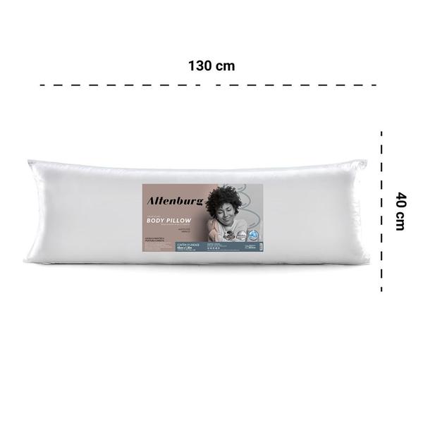 Imagem de Travesseiro de Corpo Grande Body Pillow Microfibra Altenburg Antialérgico 130cm