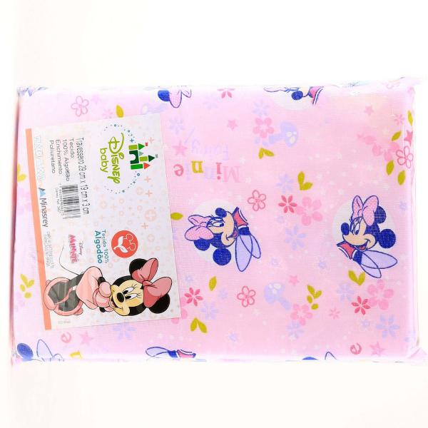 Imagem de Travesseiro de espuma disney anti sufocante bebe 29x19x03cm minasrey