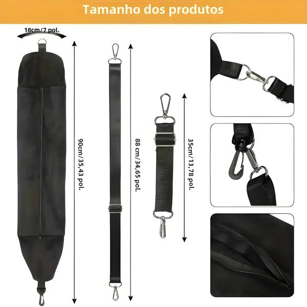 Imagem de Travesseiro De Viagem Recarregável Portátil, Suporte Para Pescoço Cervical, Bolsa De Armazenamento