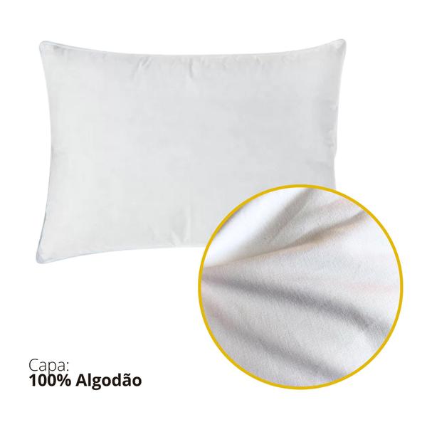 Imagem de Travesseiro Diamond Latex - Capa 100% Algodão