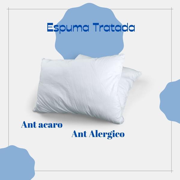 Imagem de Travesseiro Espuma tratada Premium Ant alergico Ant Acaro