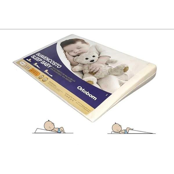 Imagem de Travesseiro Infantil Rampa Anti Refluxo Sleep Baby Kit c/ 2 Un (40x70) - Ortobom