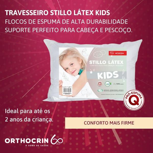 Imagem de Travesseiro Infantil Stillo Látex Kids (28X35X10)