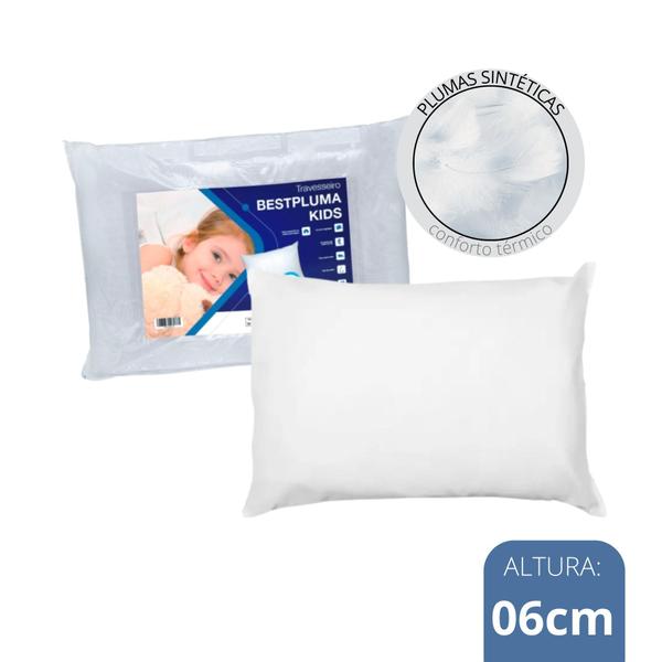 Travesseiro Macio - Percal 220 Fios Kids - Theva Imagem de Travesseiro Macio - Percal 220 Fios Kids