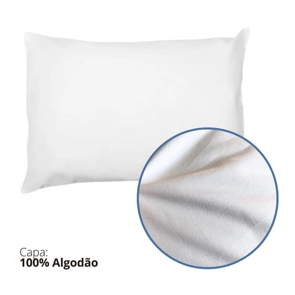 Travesseiro Macio - Percal 220 Fios Kids - Theva Imagem de Travesseiro Macio - Percal 220 Fios Kids