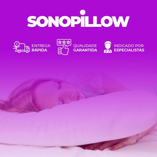 Travesseiro Magnético cervical para quem dorme de bruço dor - Sonopillow Imagem de Travesseiro Magnético cervical para quem dorme de bruço dor