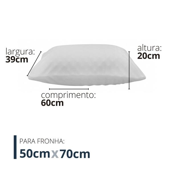 Travesseiro Massageador Alto - Fibrasca Imagem de Travesseiro Massageador Alto