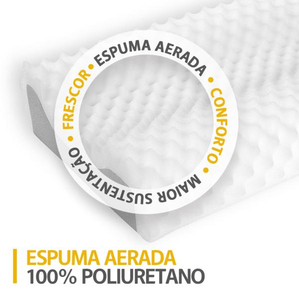 Travesseiro Modelo Cervical Firme - Duoflex Imagem de Travesseiro Modelo Cervical Firme