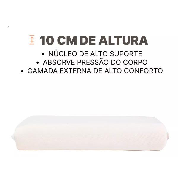 Travesseiro Nasa 3D Espuma Conforto Viscoelástico - RELET Imagem de Travesseiro Nasa 3D Espuma Conforto Viscoelástico