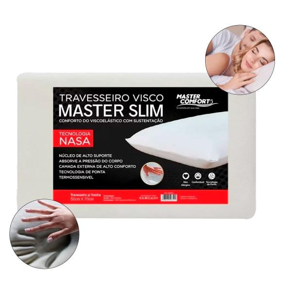 Travesseiro Nasa Astronauta Master Comfort Conforto Excepcional - LAURUS Imagem de Travesseiro Nasa Astronauta Master Comfort Conforto Excepcional