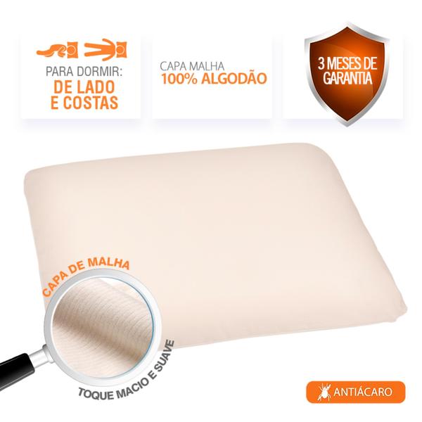 Imagem de Travesseiro Nasa Duoflex Kids  - Conforto e Maciez - BB3202