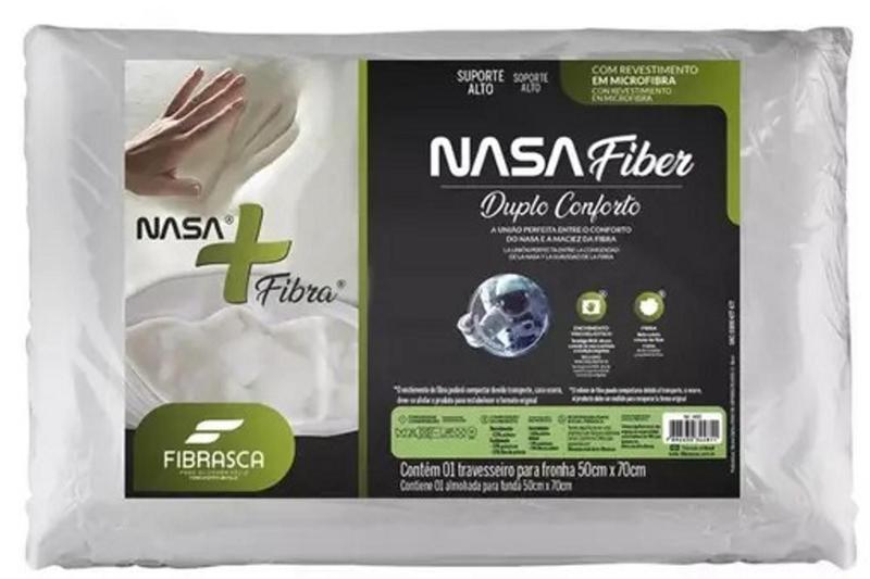 Imagem de Travesseiro NASA Fiber Duplo Conforto 50cm x 70cm