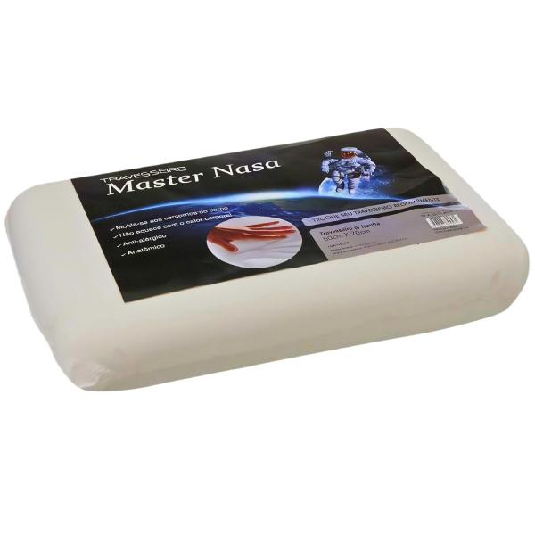 Travesseiro Nasa Master Antialérgico Anatomico e Não Aquece Com Calor Corporal - Master Comfort