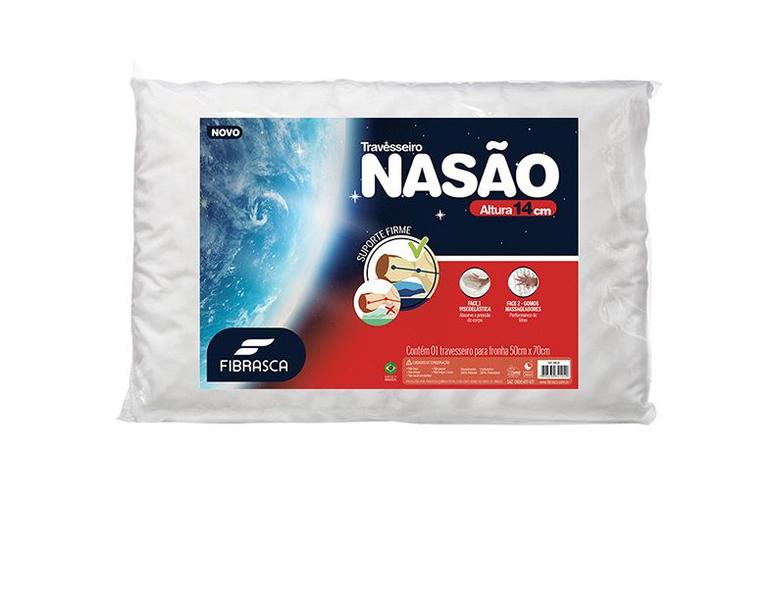 Imagem de Travesseiro Nasa Viscoelástico Fibrasca - Conforto Total