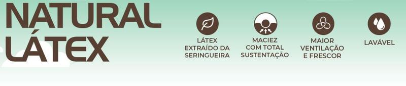 Imagem de Travesseiro Natural Latex Extra Alto Duoflex