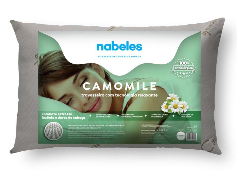 Travesseiro Tecnológico Camomile Aromaterápico Nabeles Imagem de Travesseiro Tecnológico Camomile Aromaterápico Nabeles