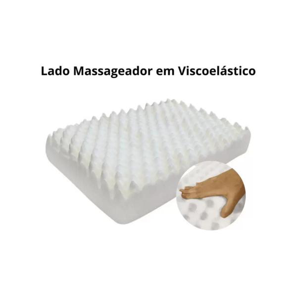 Imagem de Travesseiro Visco Master Comfort Duo 70cm X 50cm