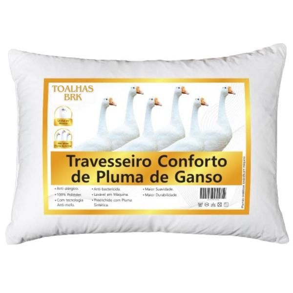 Imagem de Travesseiros Toque Pluma de Ganso Macio e Confortável