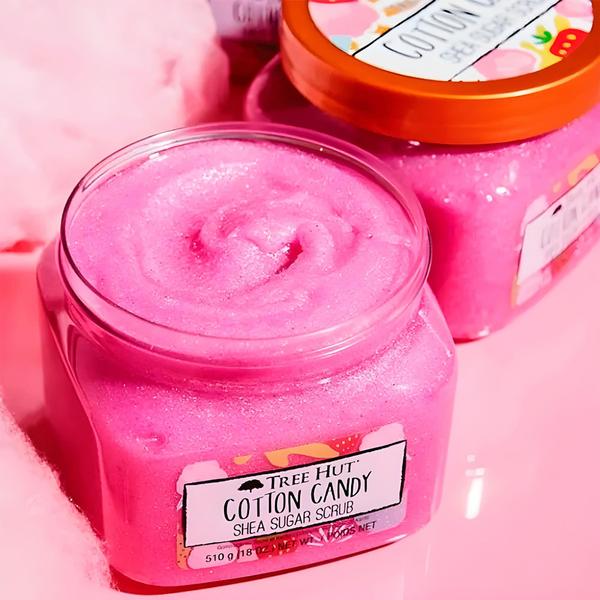 Imagem de Tree Hut Cotton Candy 510g, Fragrância algodão doce.