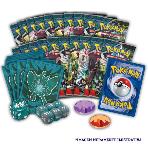 Imagem de Treinador Avançado Pokémon TCG Escarlate E Violeta 6 Mascaras De Crepúsculo