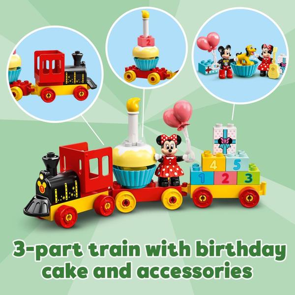 Imagem de Trem de Aniversário LEGO DUPLO Disney Mickey e Minnie