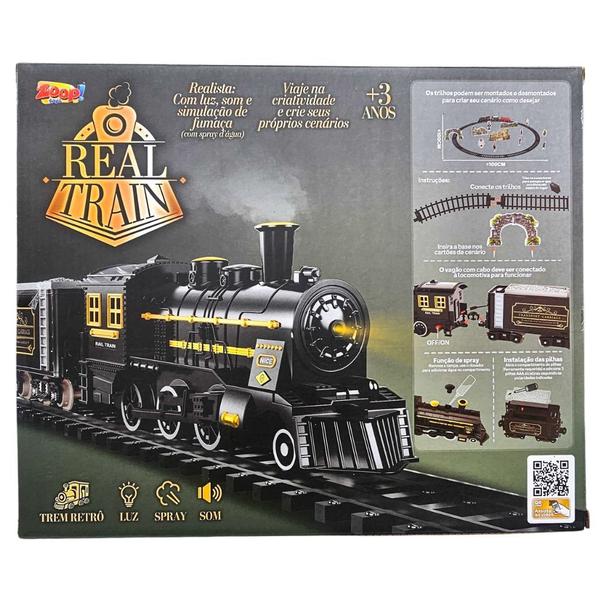 Trem Elétrico Ferrorama 12 Trilhos Zoop Toys ZP01287 - Autorama e