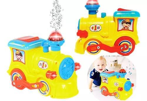 Imagem de Trem Locomotiva Solta Fumaça Infantil Luzes Sons