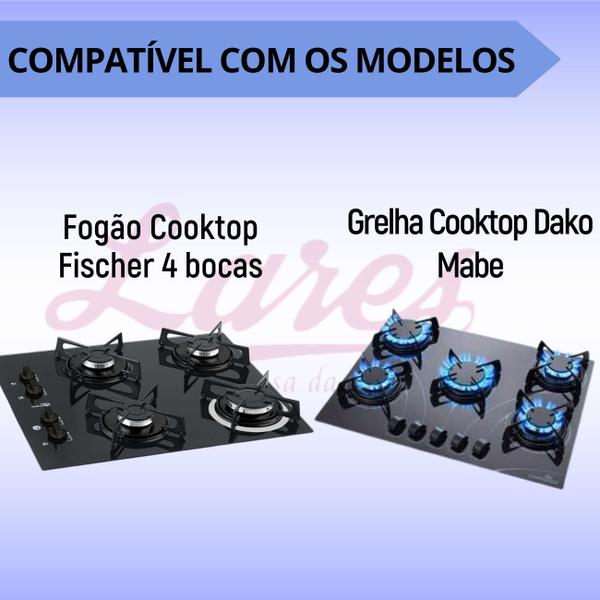 Imagem de Trempe grelha fogão dako mabe cooktop fischer