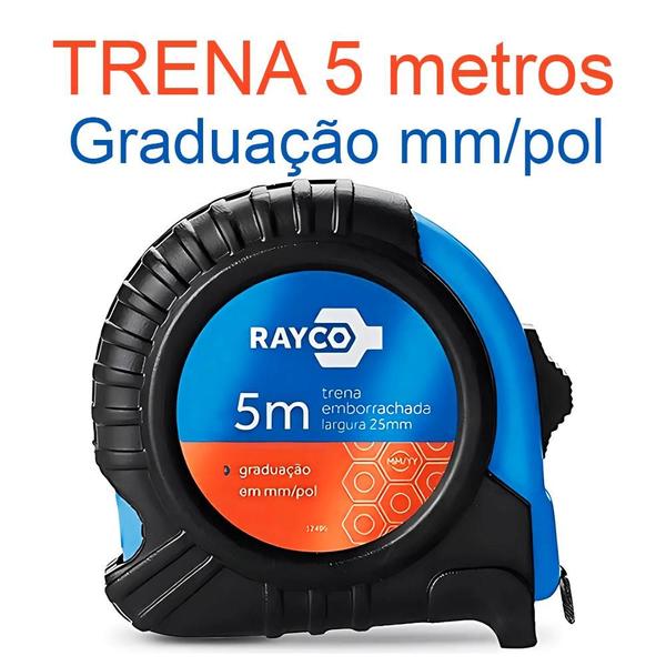 Imagem de Trena de 5 Metros com Medida em Dupla Face para Facilidade de Leitura