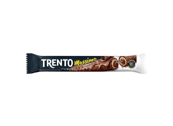 Trento massimo 480g - 55% cacau dark - Peccin Imagem de Trento massimo 480g - 55% cacau dark
