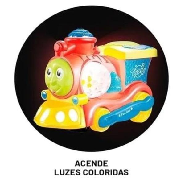 Imagem de Trenzinho Bate E Volta Com Luzes E Som - Dm Toys 5101