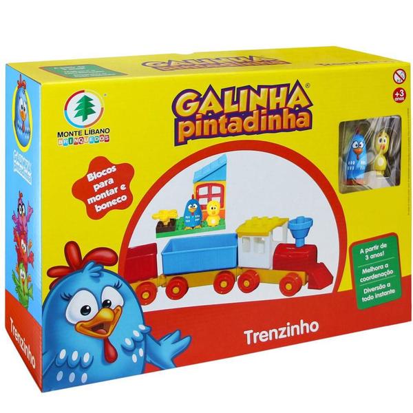 Imagem de Trenzinho Galinha Pintadinha 16 Blocos 0330 - Monte Líbano