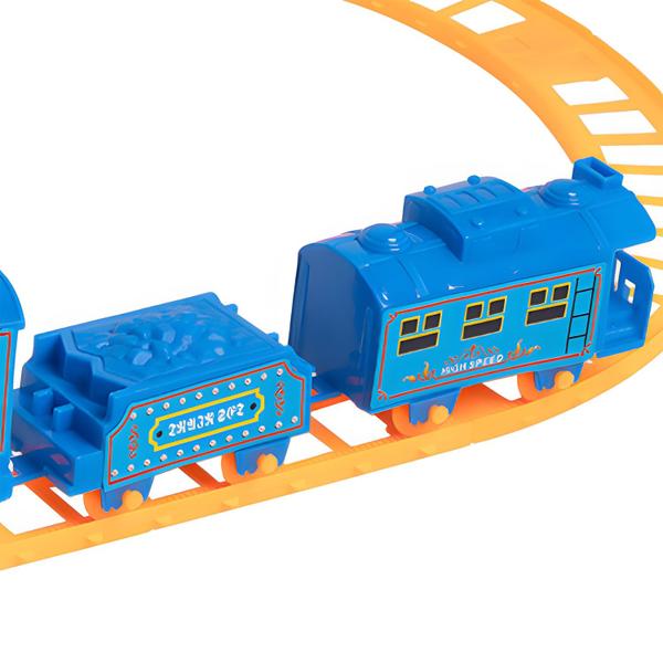 Trenzinho Infantil de Brinquedo Com Pista Locomotiva Azul Menino - Samba Toys Imagem de Trenzinho Infantil de Brinquedo Com Pista Locomotiva Azul Menino - Samba Toys