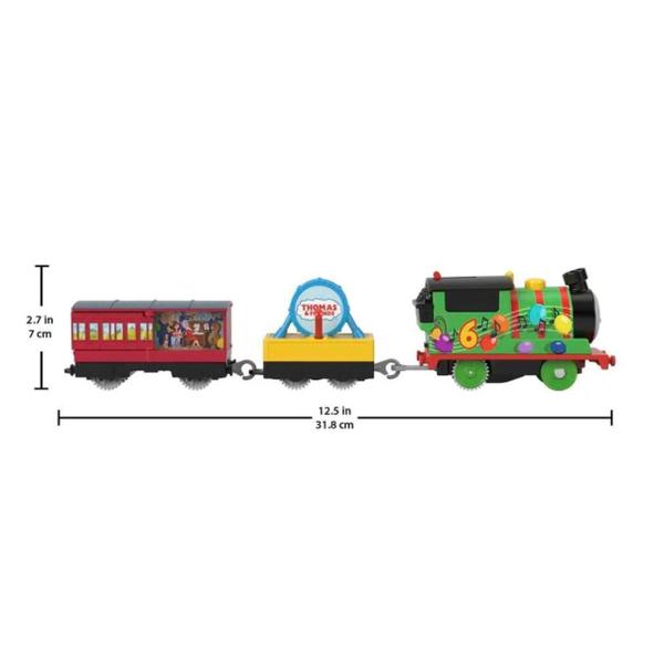 Imagem de Trenzinho Motorizado Percy com Tambor Thomas e Seus Amigos Fisher-Price Mattel