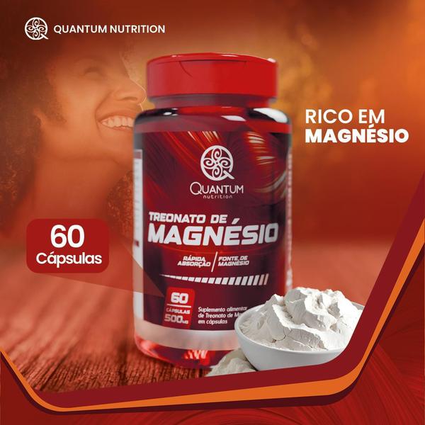 Imagem de Treonato de Magnésio 60 Cápsulas 500mg Quantum Nutrition