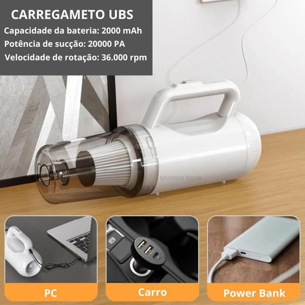 Três Em Um, Todos Os Espaços: Aspirador Vertical Branco - MR Imagem de Três Em Um, Todos Os Espaços: Aspirador Vertical Branco