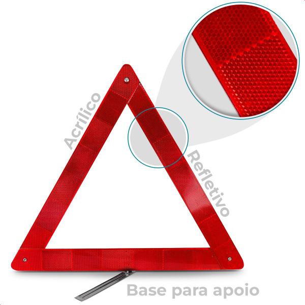 Imagem de Triângulo de Sinalização  Tamanho 41x41x41cm Overvison