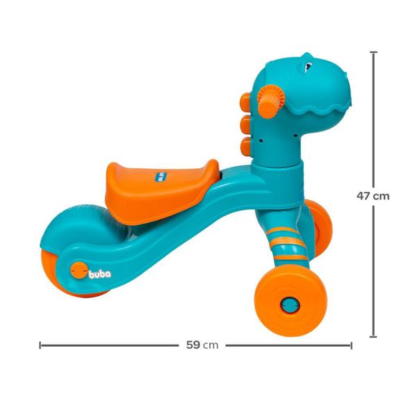 Imagem de Triciclo Andador Infantil Baby Dino Com Luz/Som 16993 - Buba