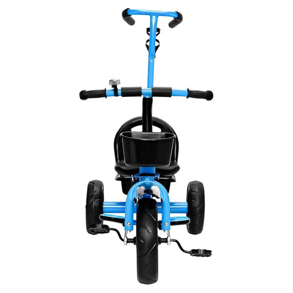 Imagem de Triciclo Azul Infantil Com Cestinhas E Guiador Até 25 Kg Para Meninos - Zippy Toys