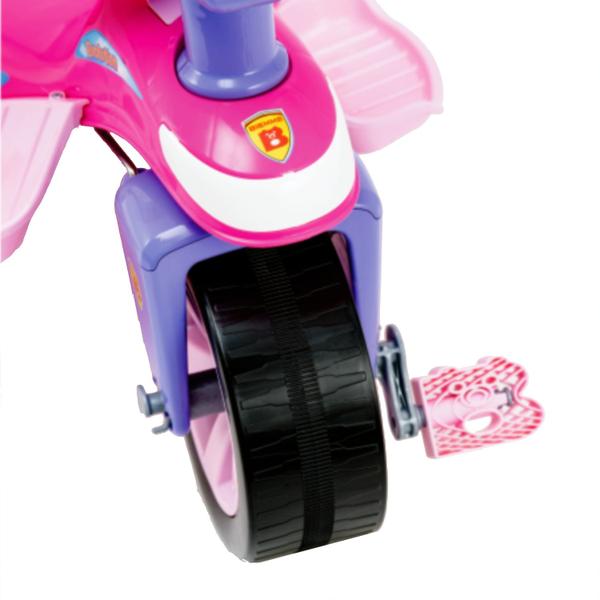 Imagem de Triciclo Baby Trike Evolution Com Haste Direcionável Rosa - Biemme