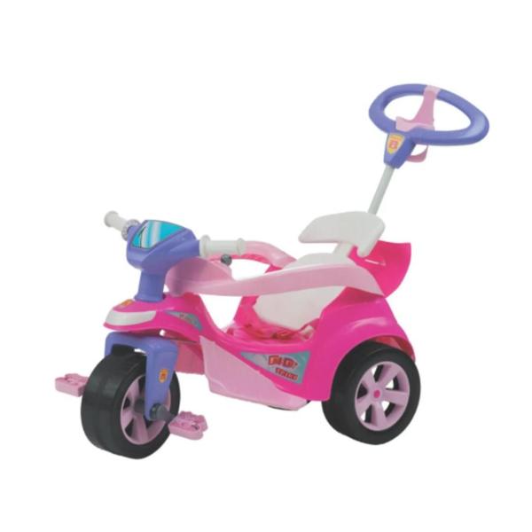 Triciclo Baby Trike Evolution Rosa - Ref 611 - BIEMME Imagem de Triciclo Baby Trike Evolution Rosa - Ref 611